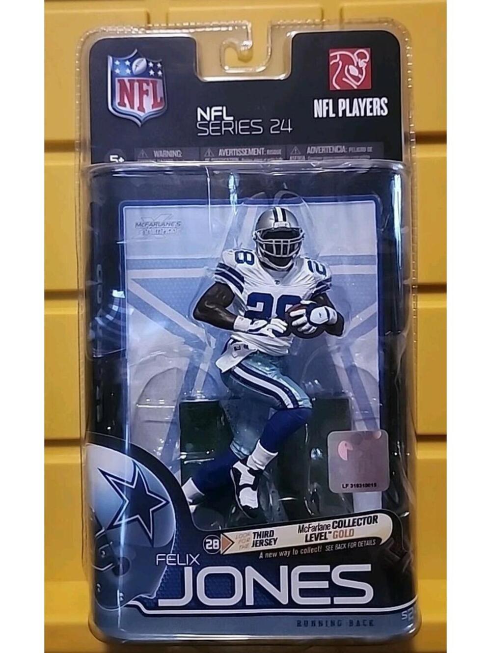 NFL Series 24 FELIX JONES McFarlane Dallas Cowboys Figure NIB/NIP